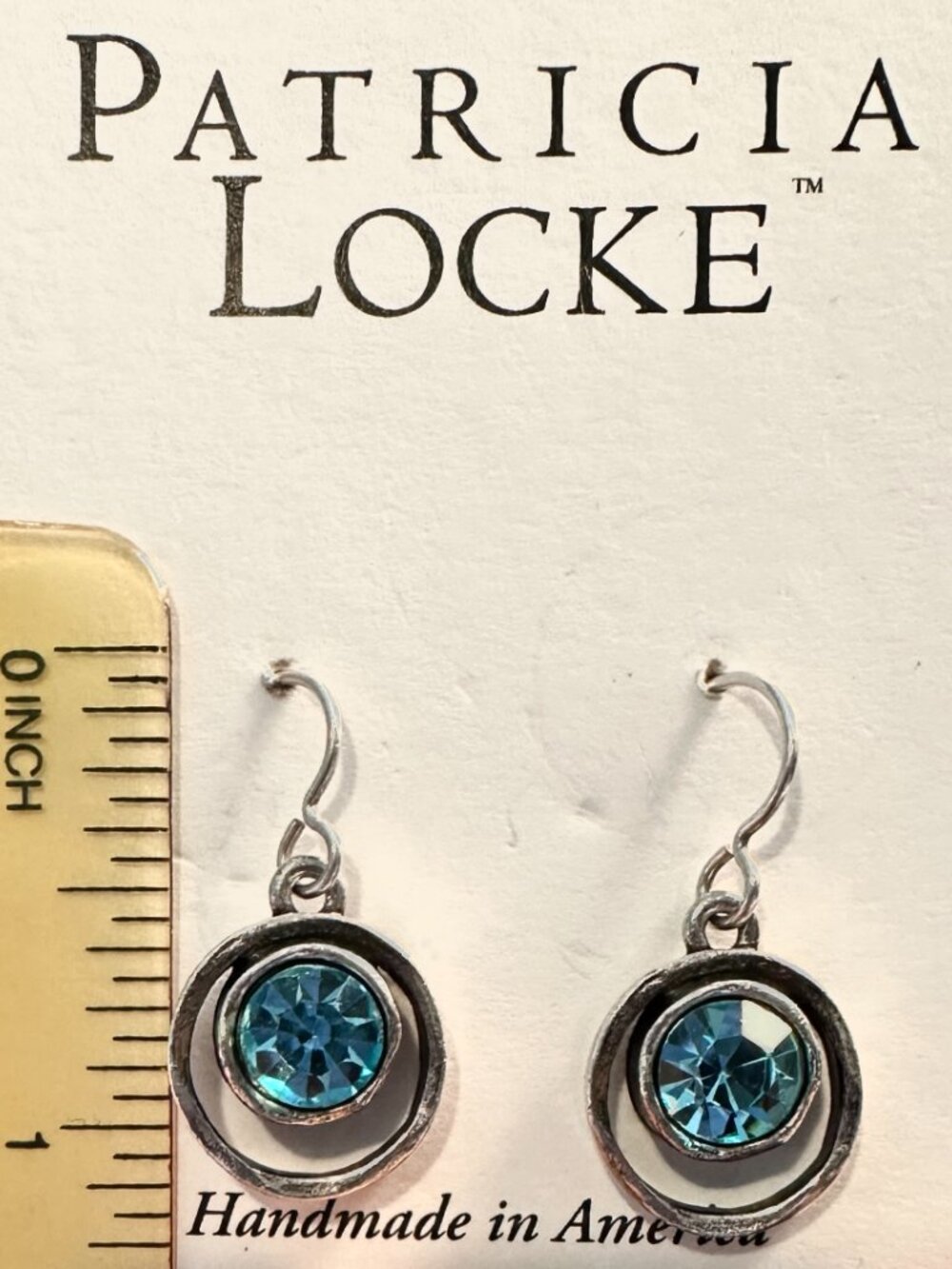 Patricia Locke Earrings, Turquoise - Picture 3 of 4